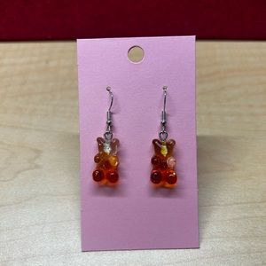 Gummy Bear Earrings (Brown/Clear)